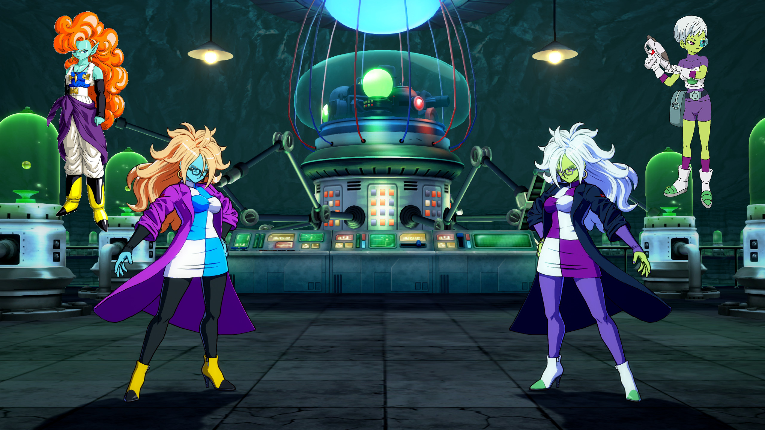 Android 21 Lab Coat Recolors BenichonSan [Dragon Ball FighterZ] [Mods]