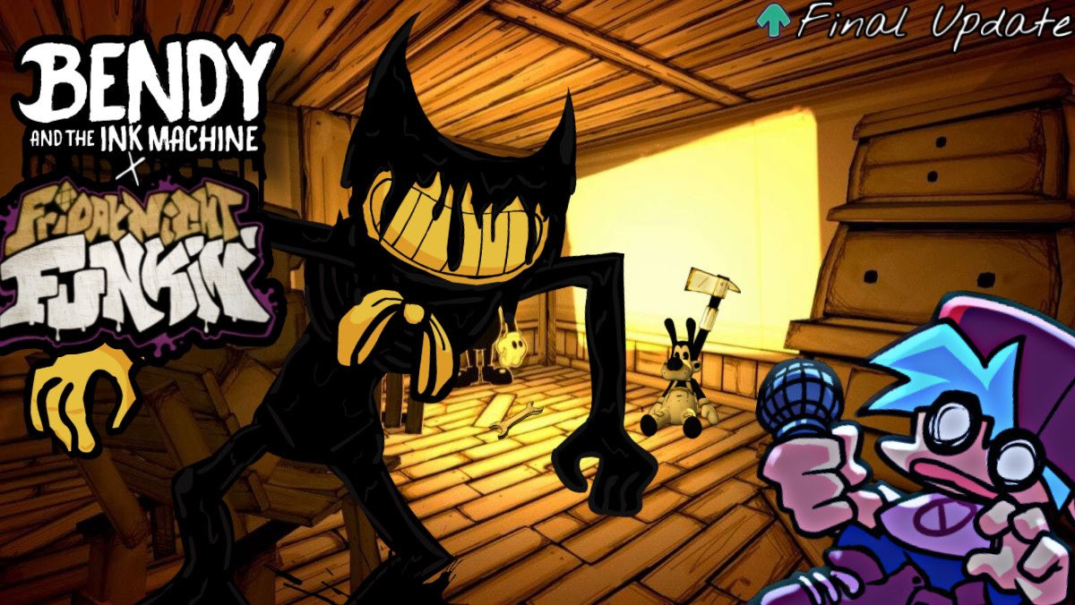 FNF the dark revival bendy mod APK for Android Download