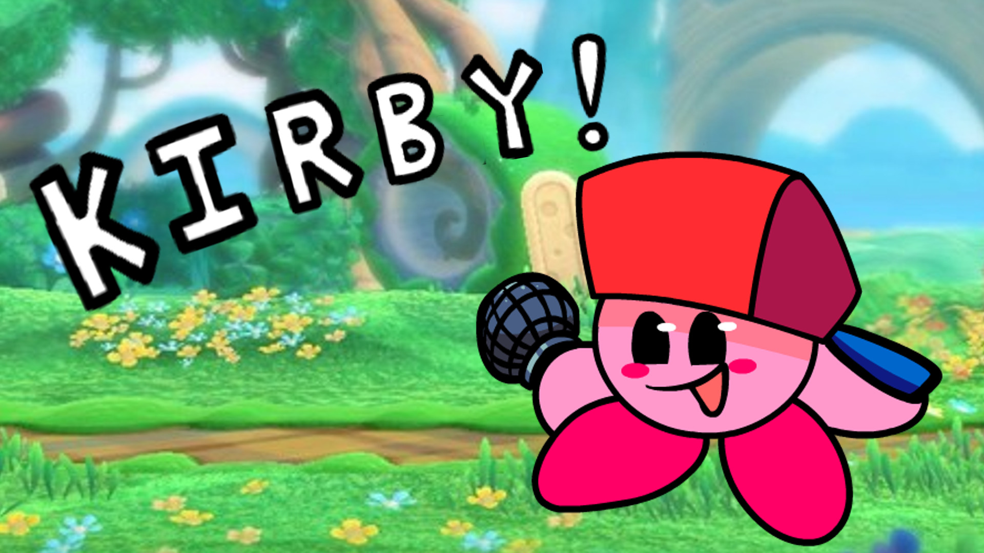 Kirby over BF [Friday Night Funkin'] [Mods]