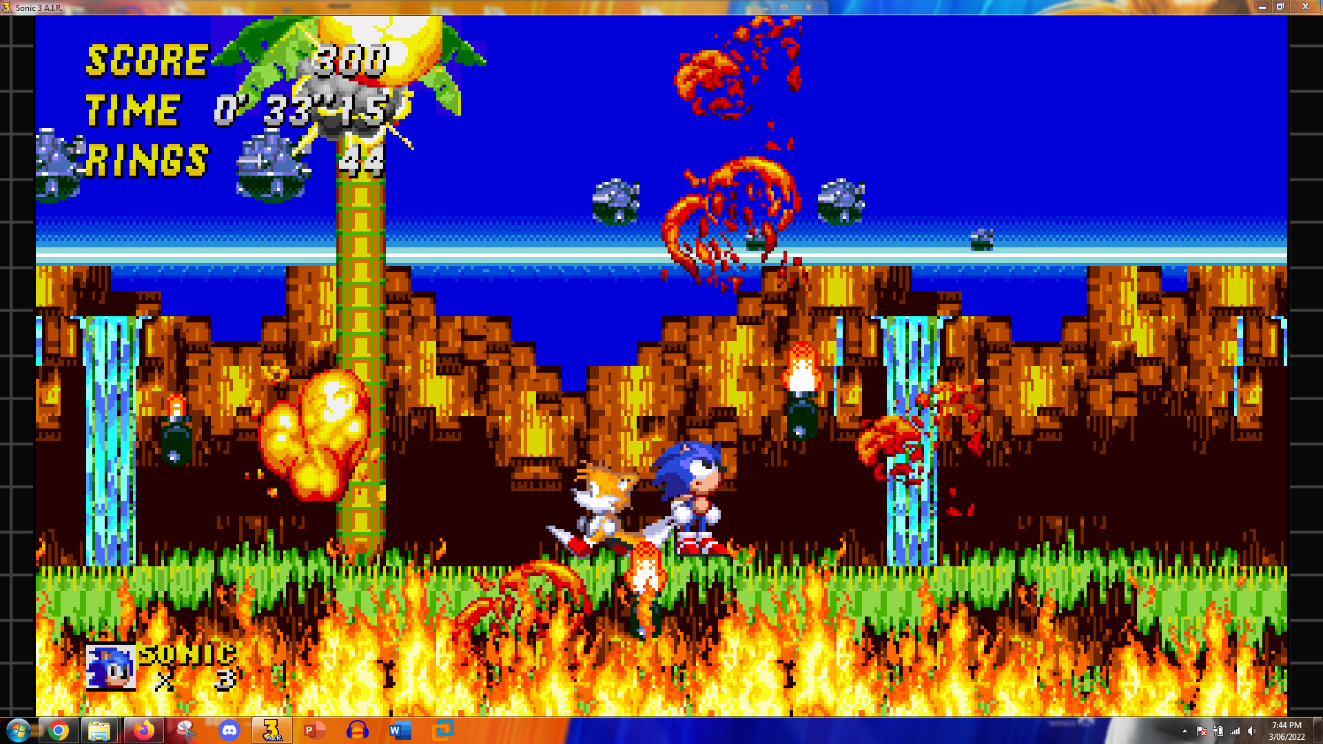 Chaotix Knuckles [Sonic 3 A.I.R.] [Mods]