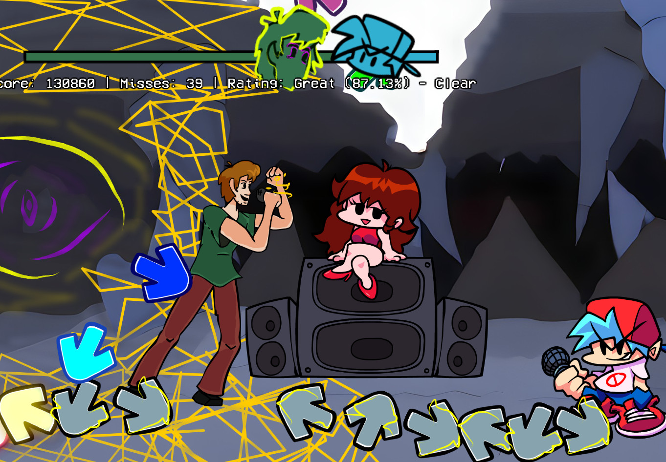 Super Shaggy Mix-Up Fan-chart but harder