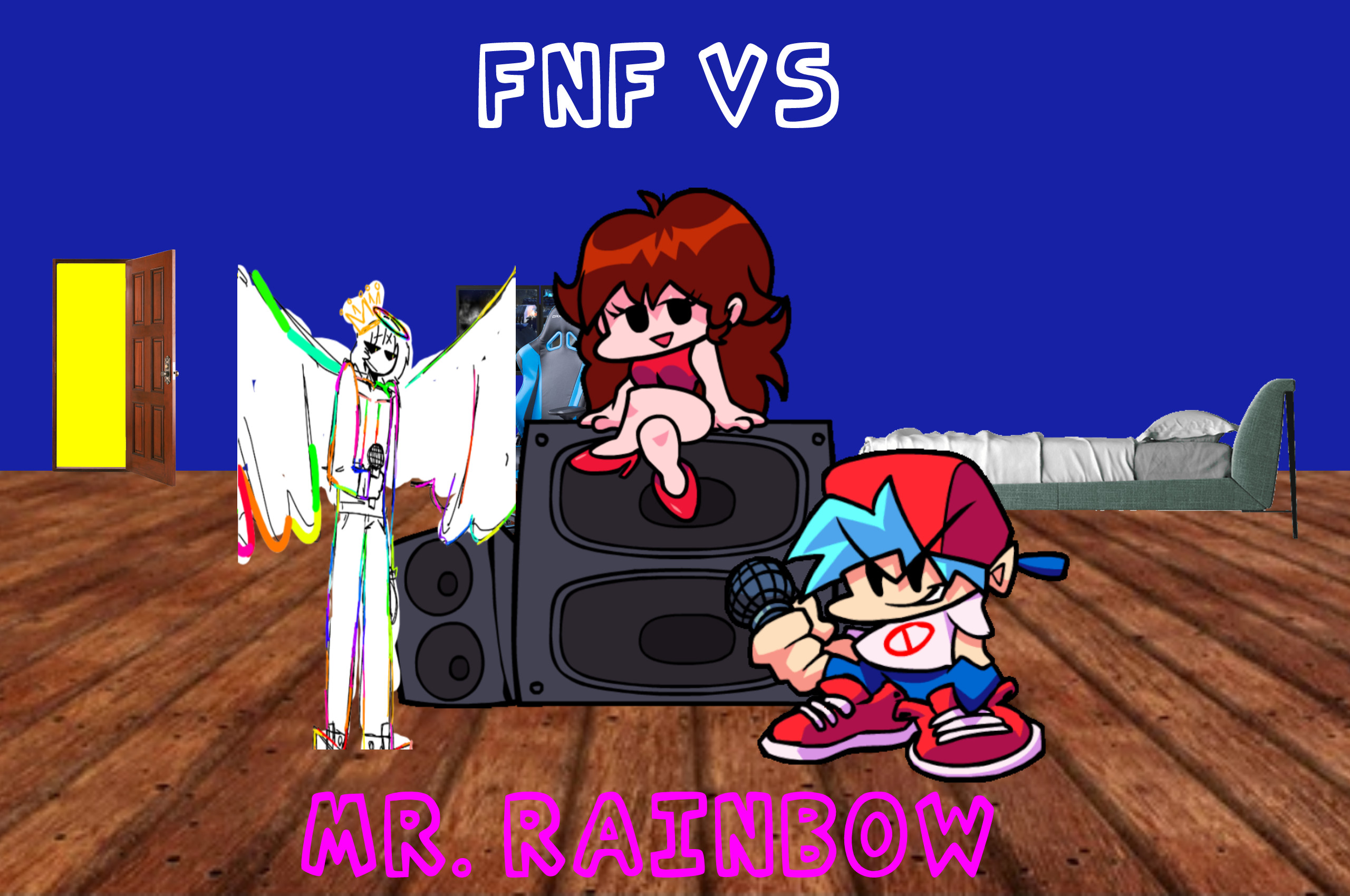 Friday Night Funkin' V.S Mr. Rainbow V2 Full Week