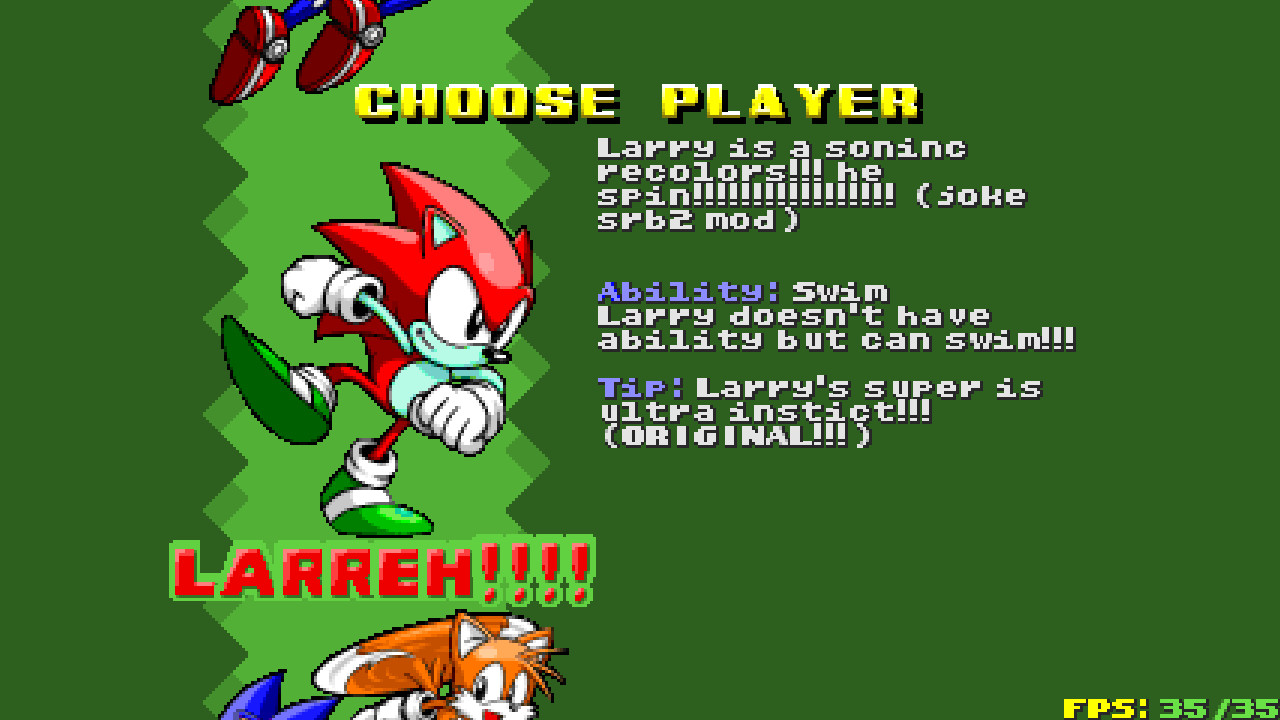 Sonic CLASSIC Heroes Cheats.