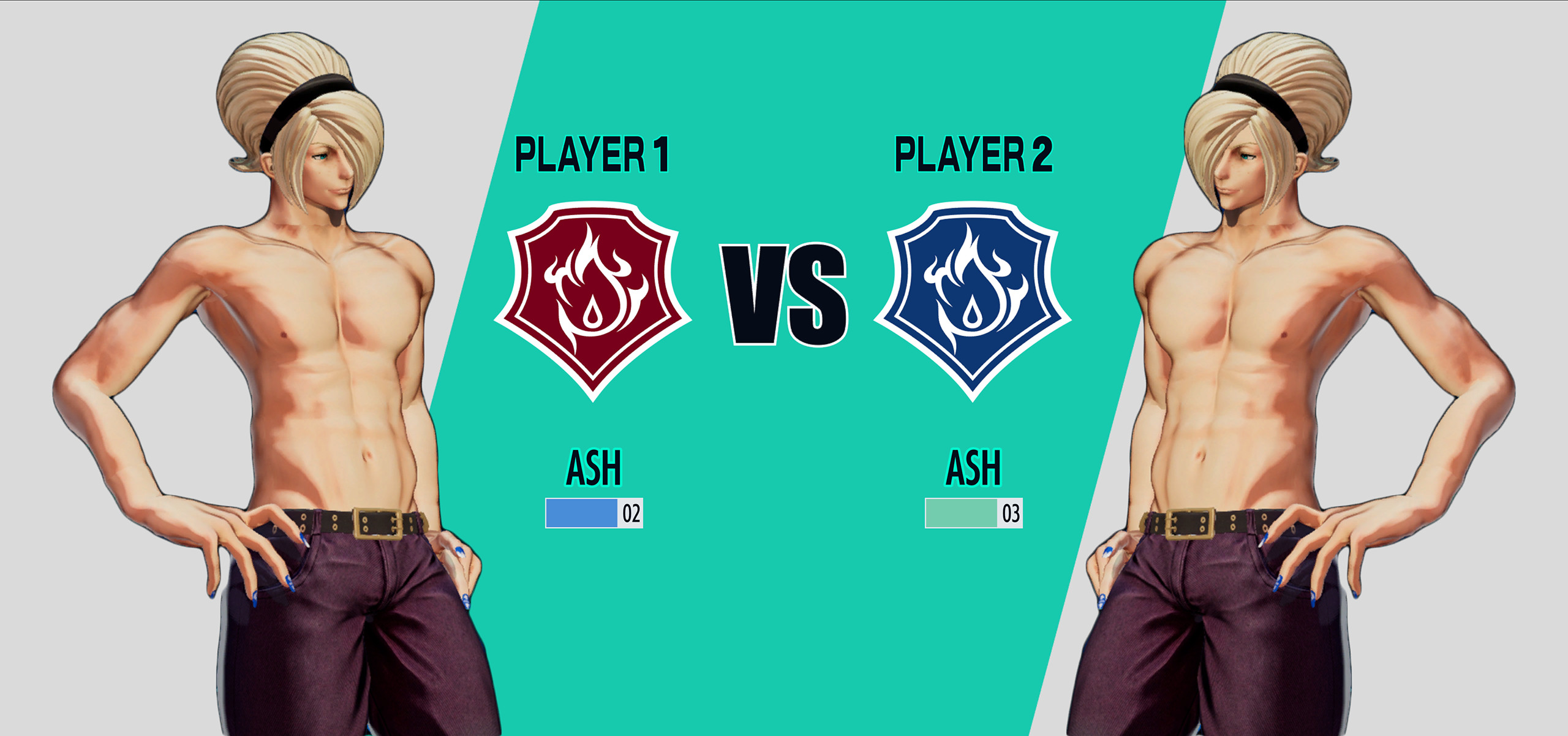 Ash Shirtless Mod for The King of Fighters XV | KoFXV Mods