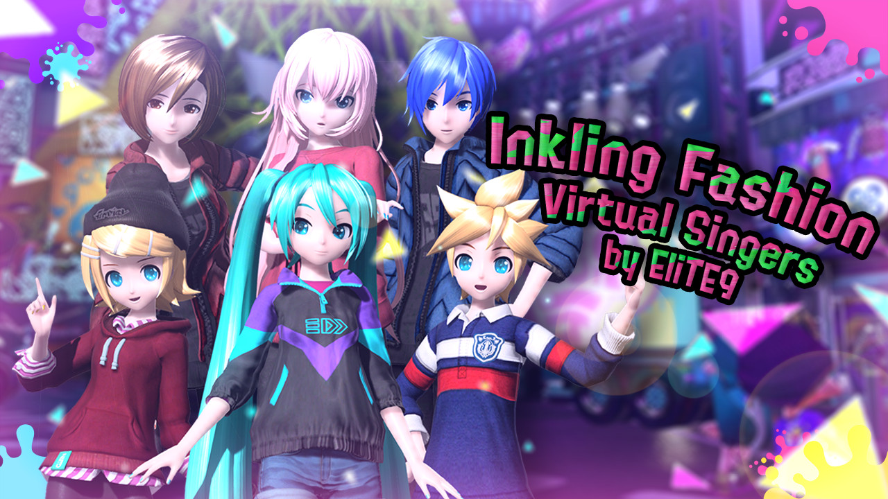 Inkling Fashion Virtual Singers [Hatsune Miku: Project DIVA Mega Mix+]  [Mods]