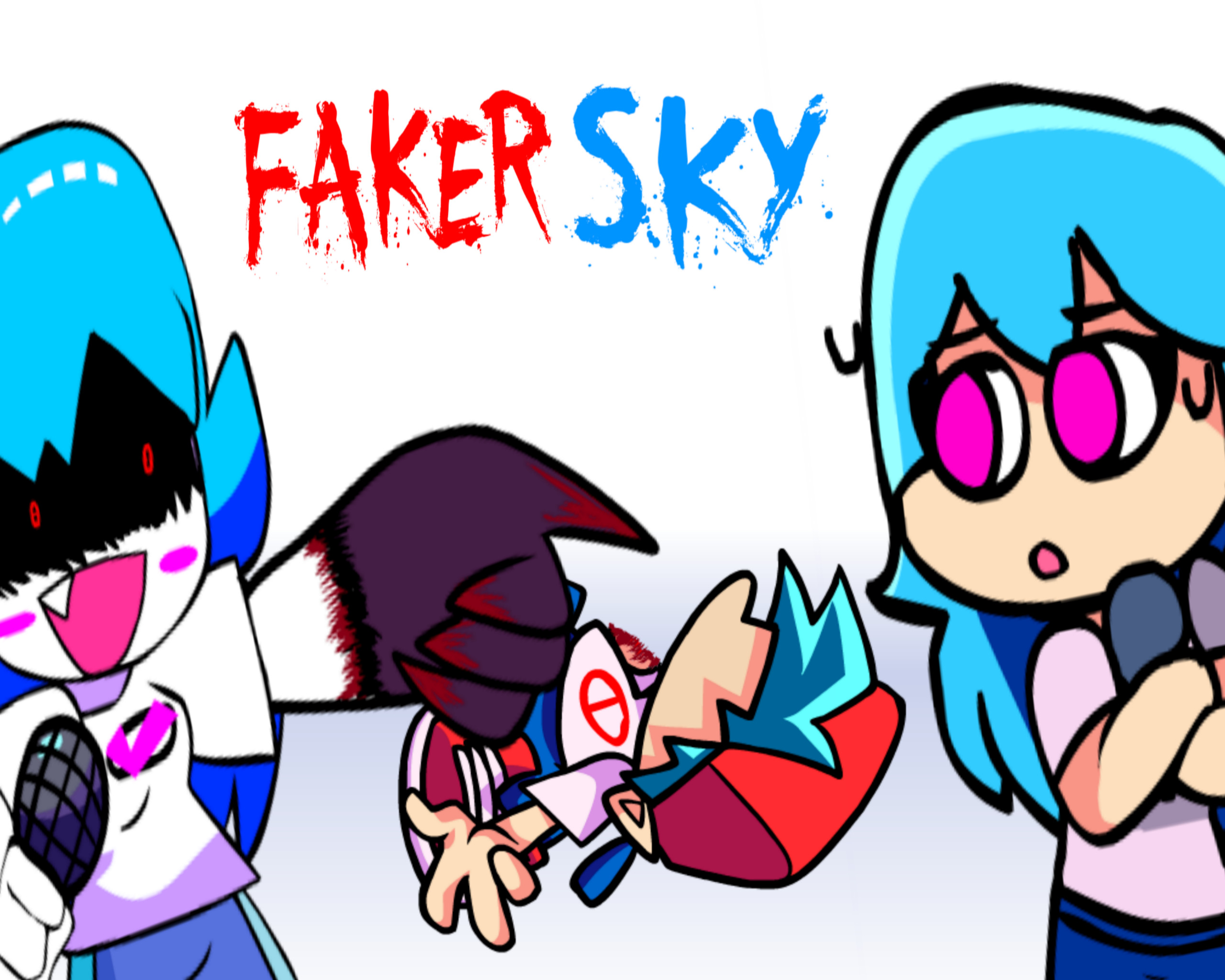 Faker Sky |Confronting Yourserlf Cover| [Friday Night Funkin'] [Mods]