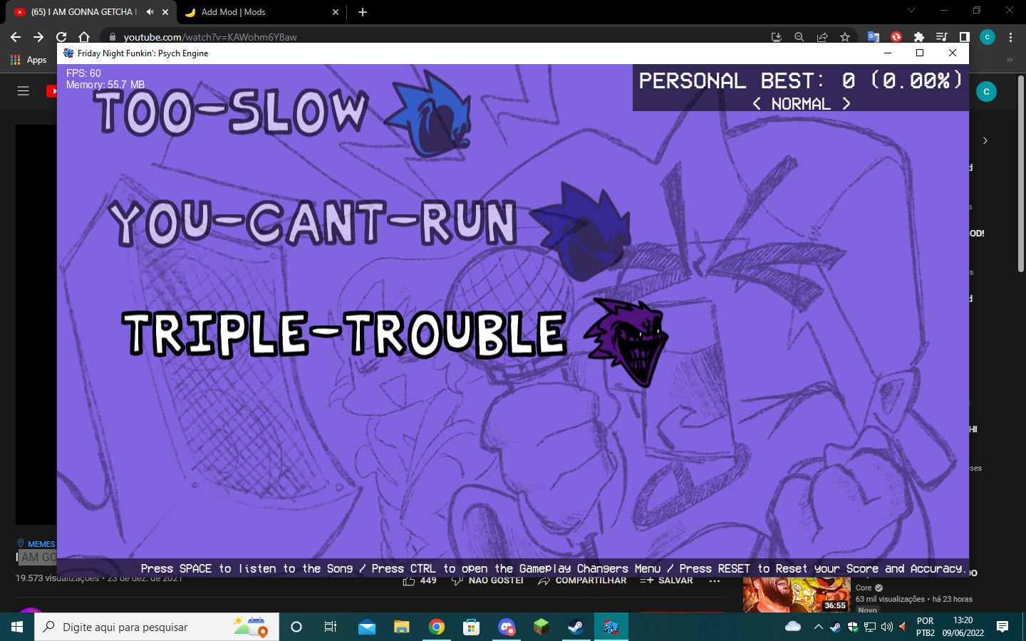 Too Slow Recharted