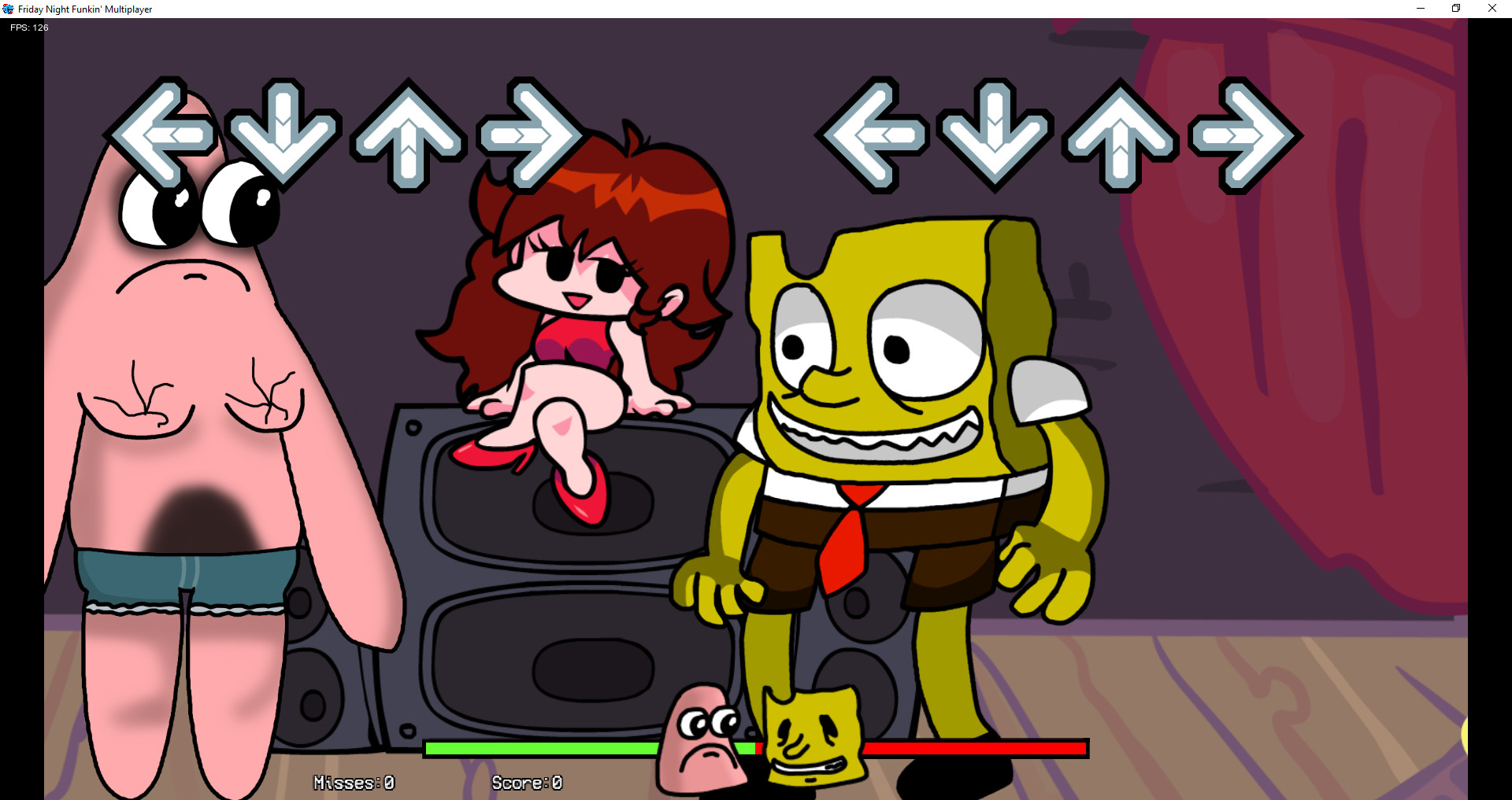 fnf spongebob multiplayer ports