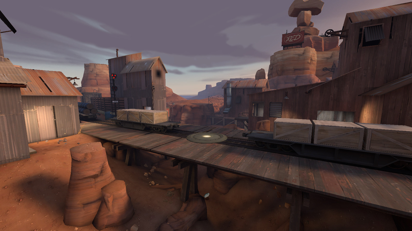 ARENA Badlands (4 Team) [Team Fortress 2 Classic] [Mods]