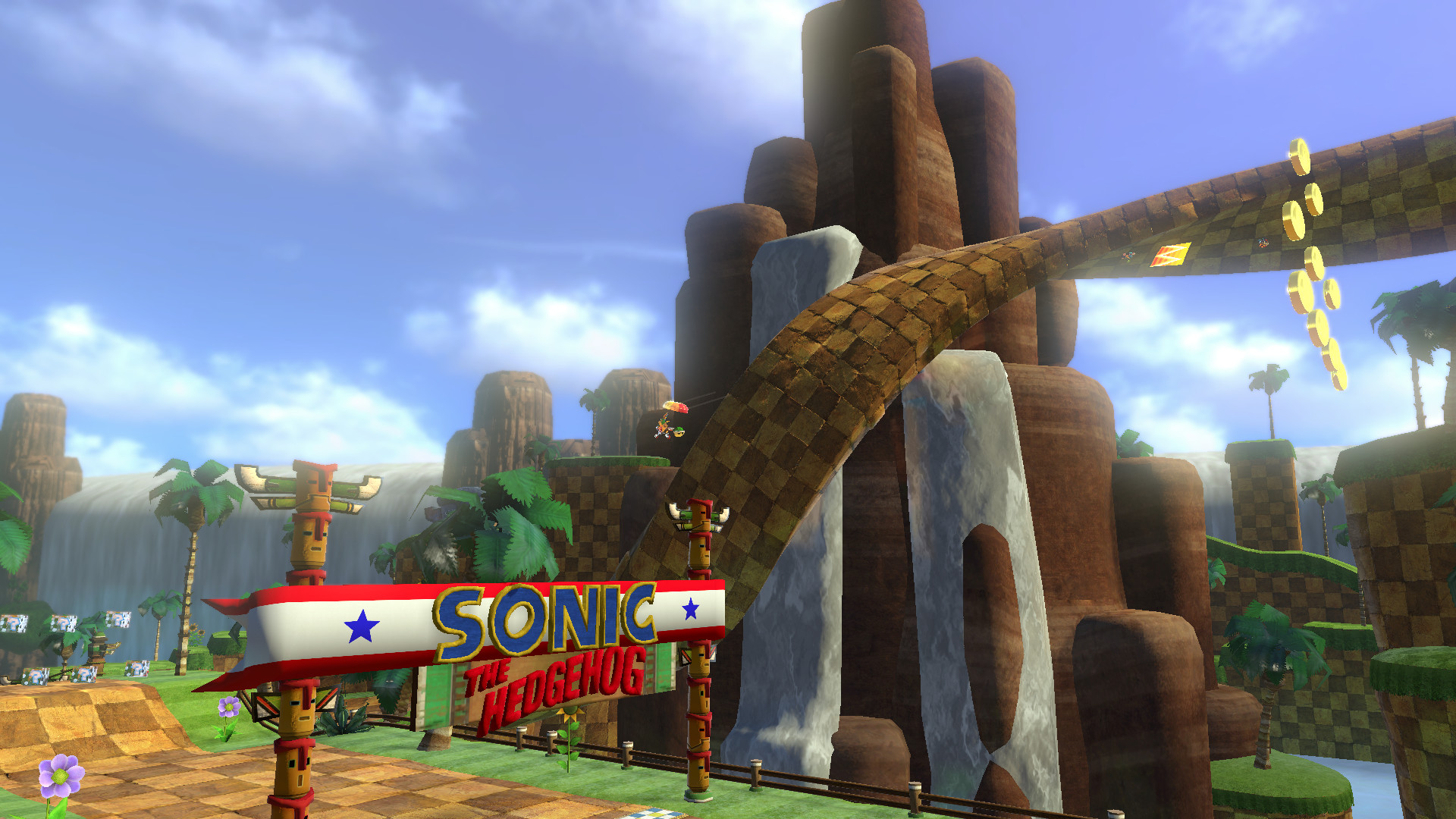 Green Hill Zone looks pretty good.