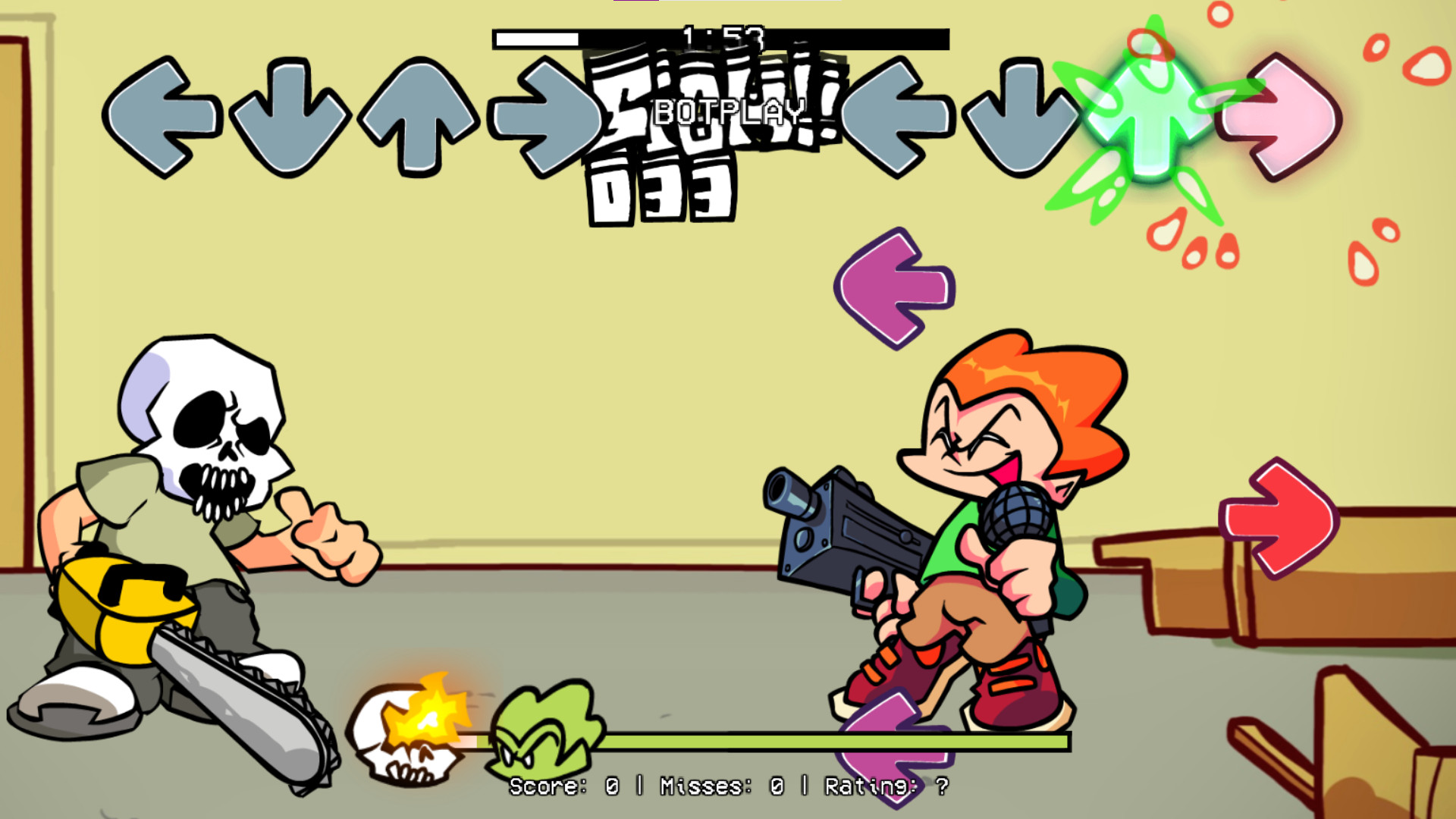 Stream Friday Night Funkin': Newgrounds Rumble (Menu Theme) - Gas by  Bunchie