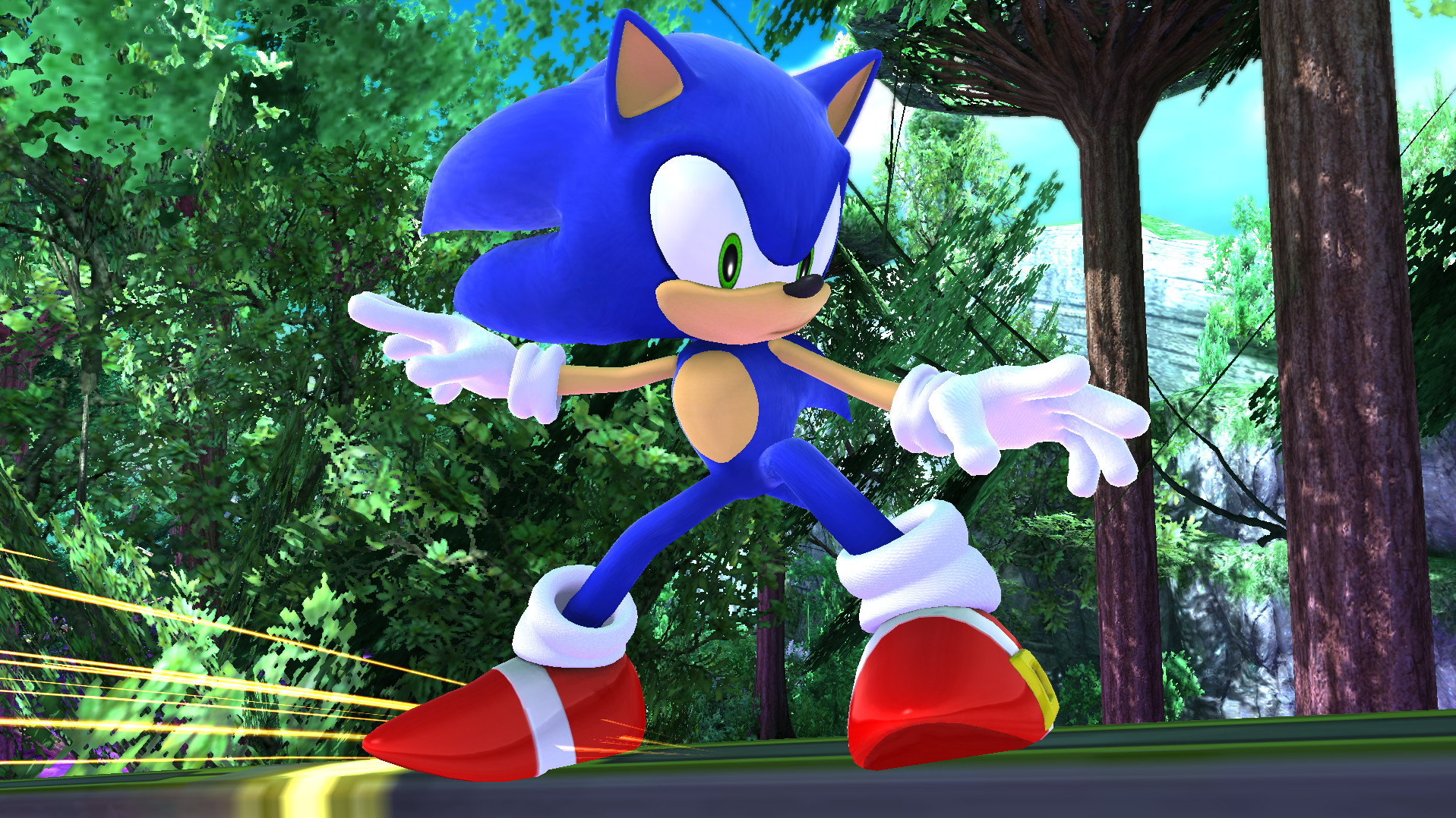 Sonic Generations Mod Part 116_ Sonic with Shadow Shoes Mod 