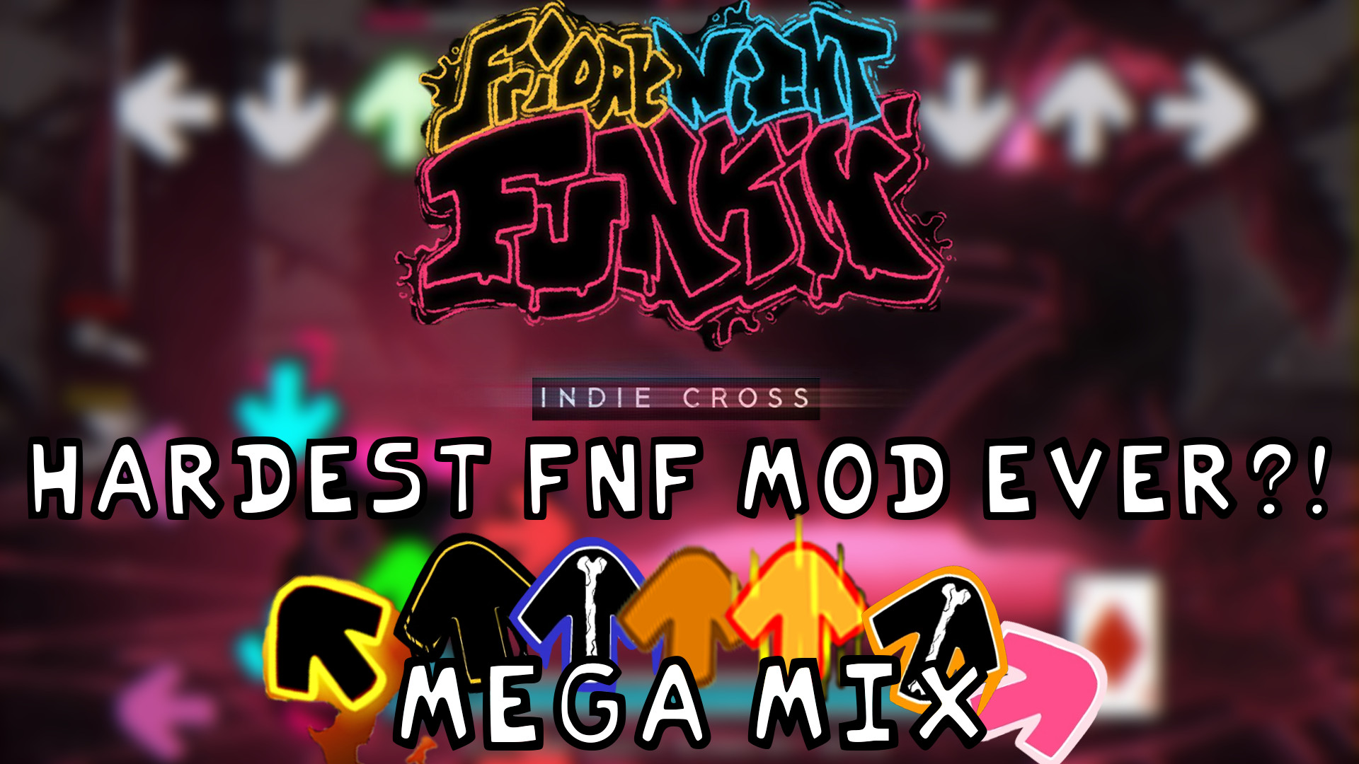 FNF Indie Cross but Harder [Friday Night Funkin'] [Mods]