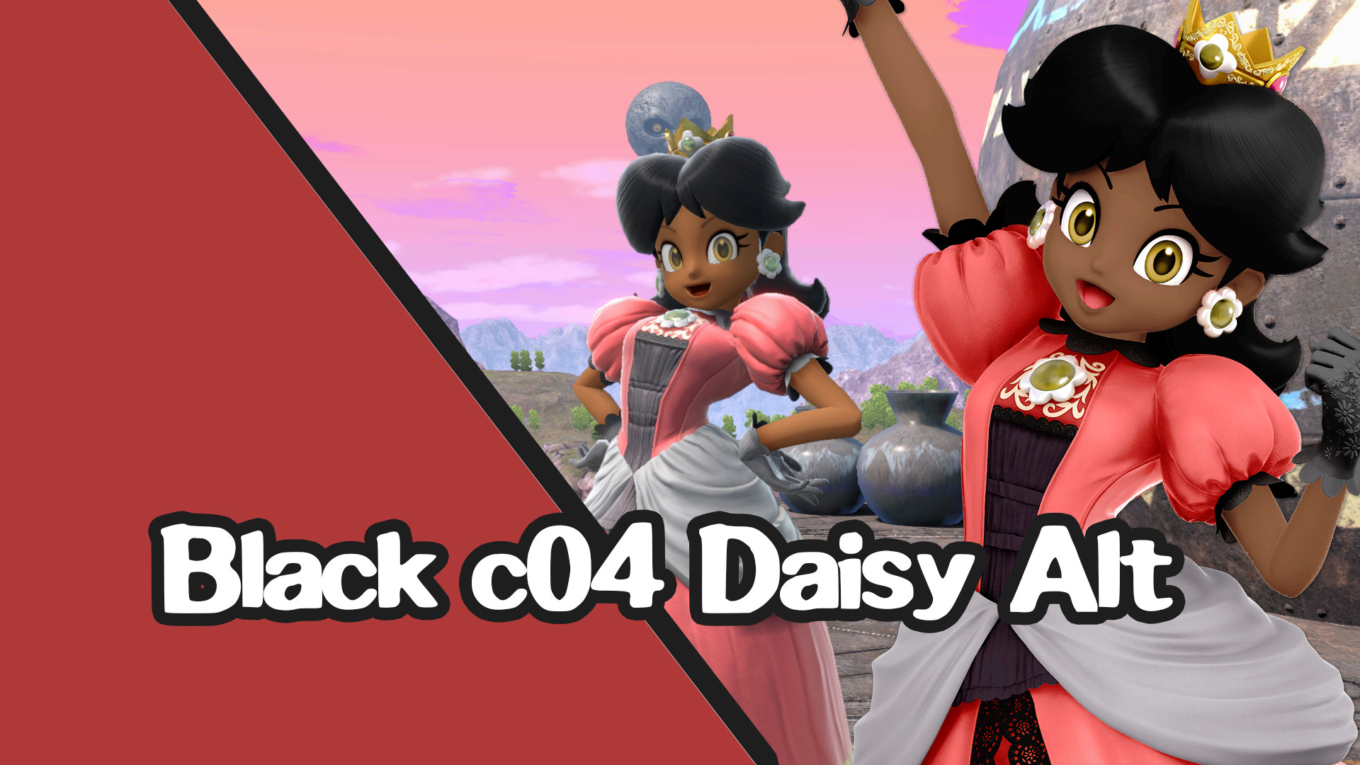 Black c04 Daisy Alt [Super Smash Bros. Ultimate] [Mods]