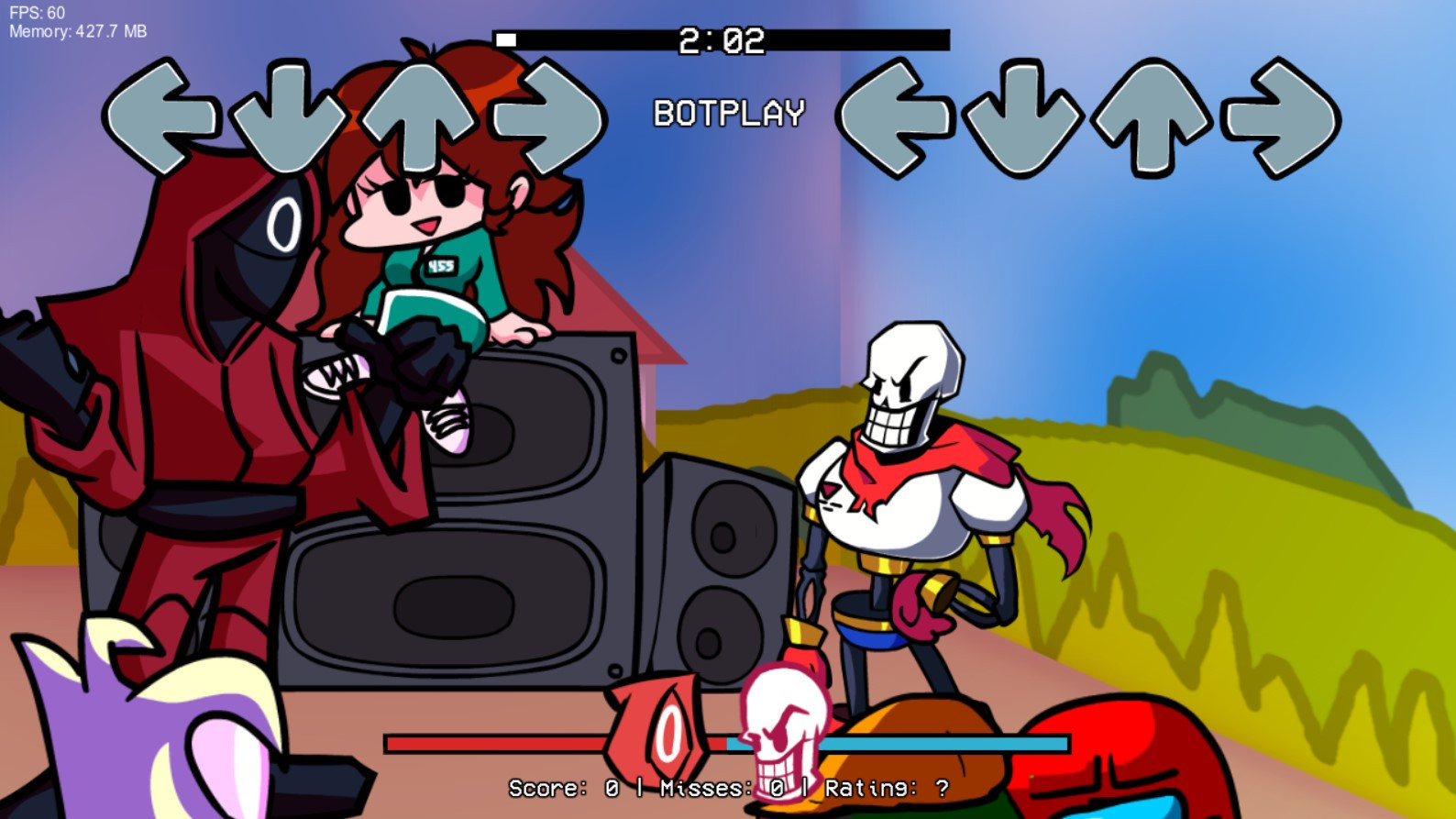 vs_papyrus battle (mod anty sans)1.2.1 [Friday Night Funkin'] [Mods]