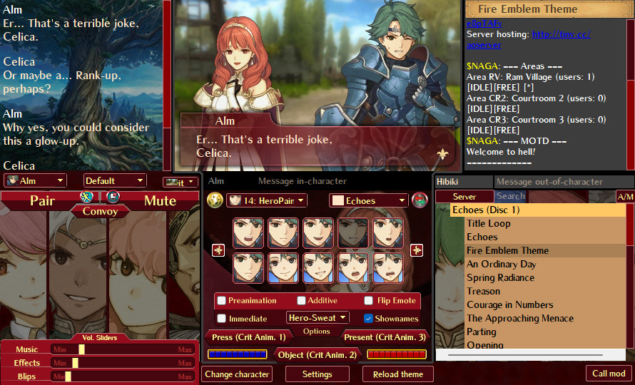 Fire Emblem Echoes (Celica) [Attorney Online 2] [Mods]