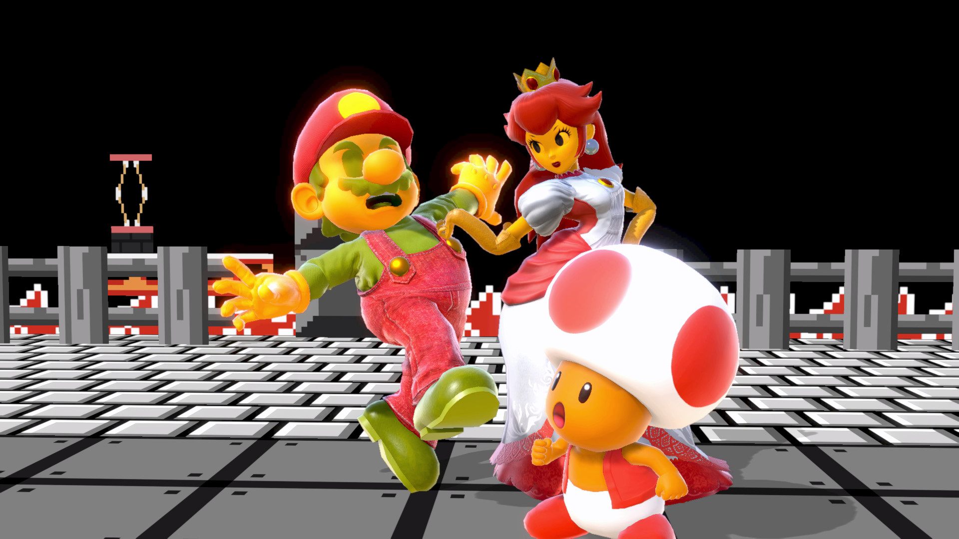 NES SMB1 Peach Mod for Super Smash Bros. Ultimate | SSBU Mods