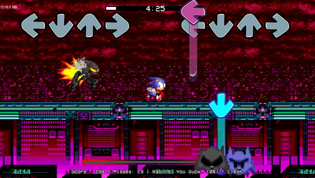 FNF: Sonic.EXE Prey But in HD FNF mod jogo online