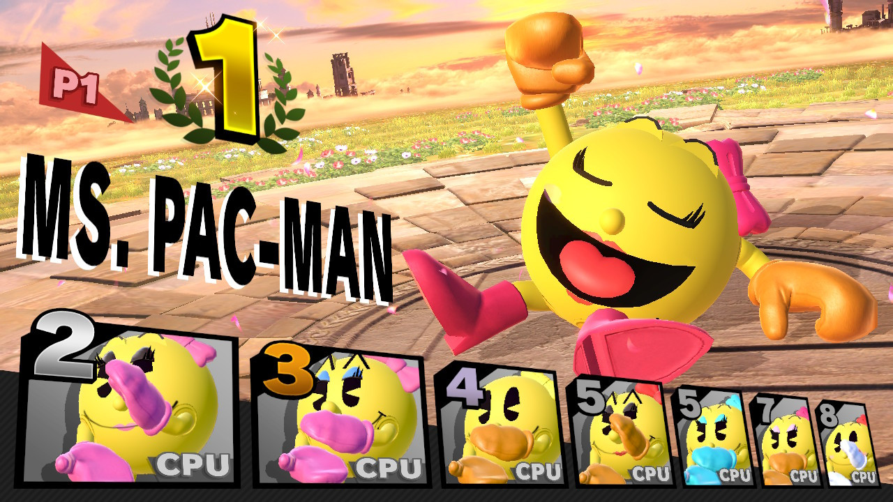 Ms. Pac-Man [Super Smash Bros. Ultimate] [Mods]