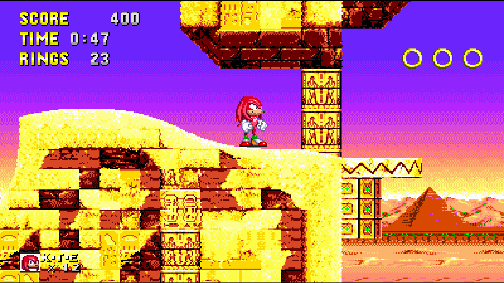 Knuckles The Echidna on Game Jolt: Knuckles NPC Sprites - Sonic 3