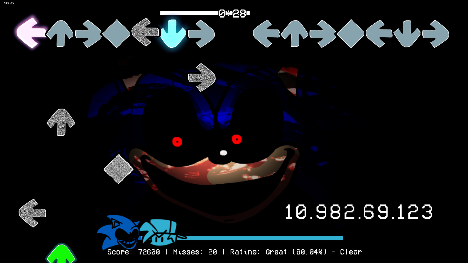 Sonic.exe has your IP address but extra keys Mod for Friday Night ...