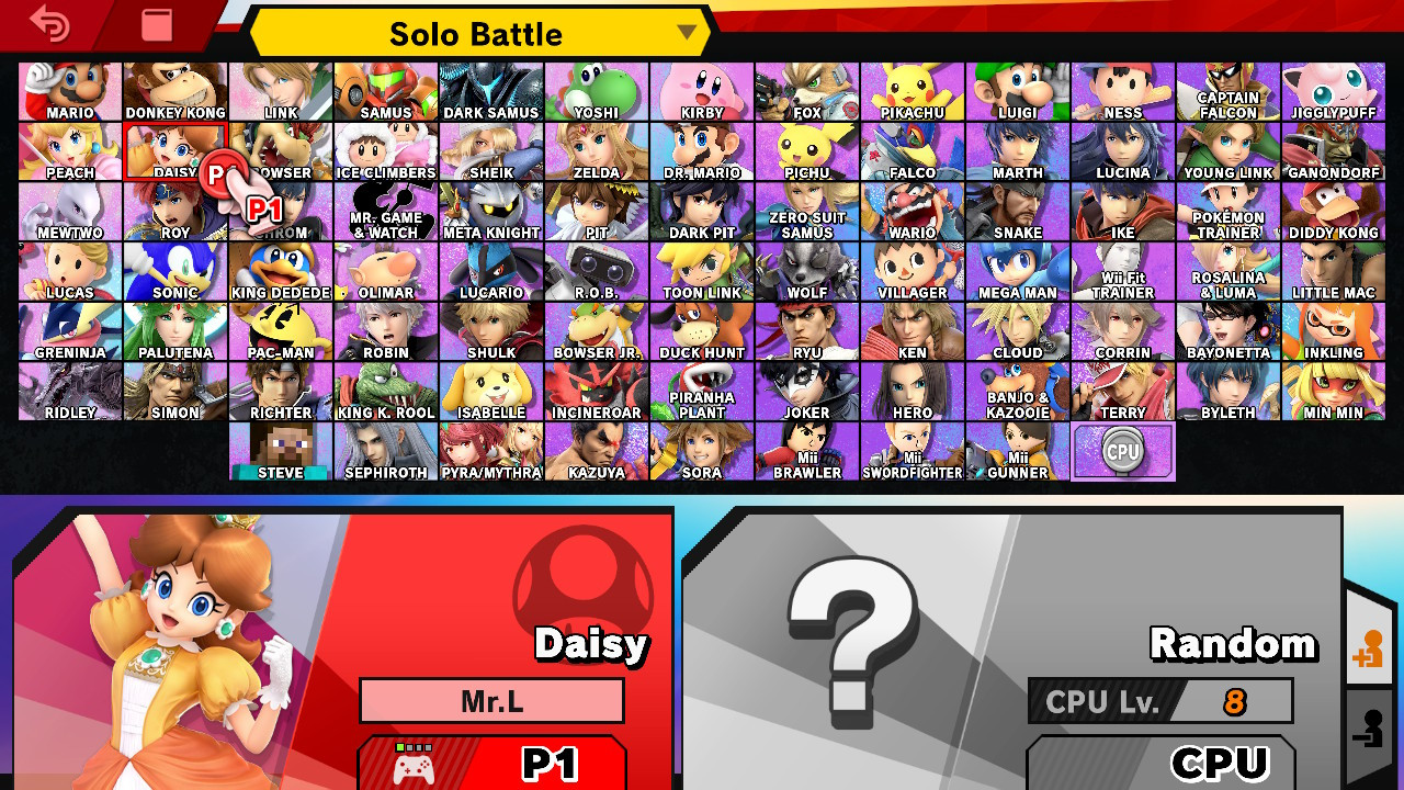 Project M Based Mario UI [Super Smash Bros. Ultimate] [Mods]