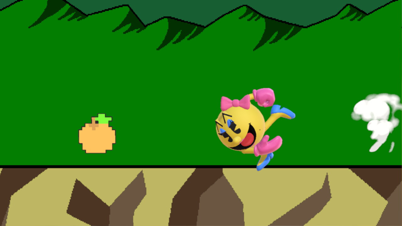 Ms. Pac-Man Mod for Super Smash Bros. Ultimate | SSBU Mods, image size:1280x720