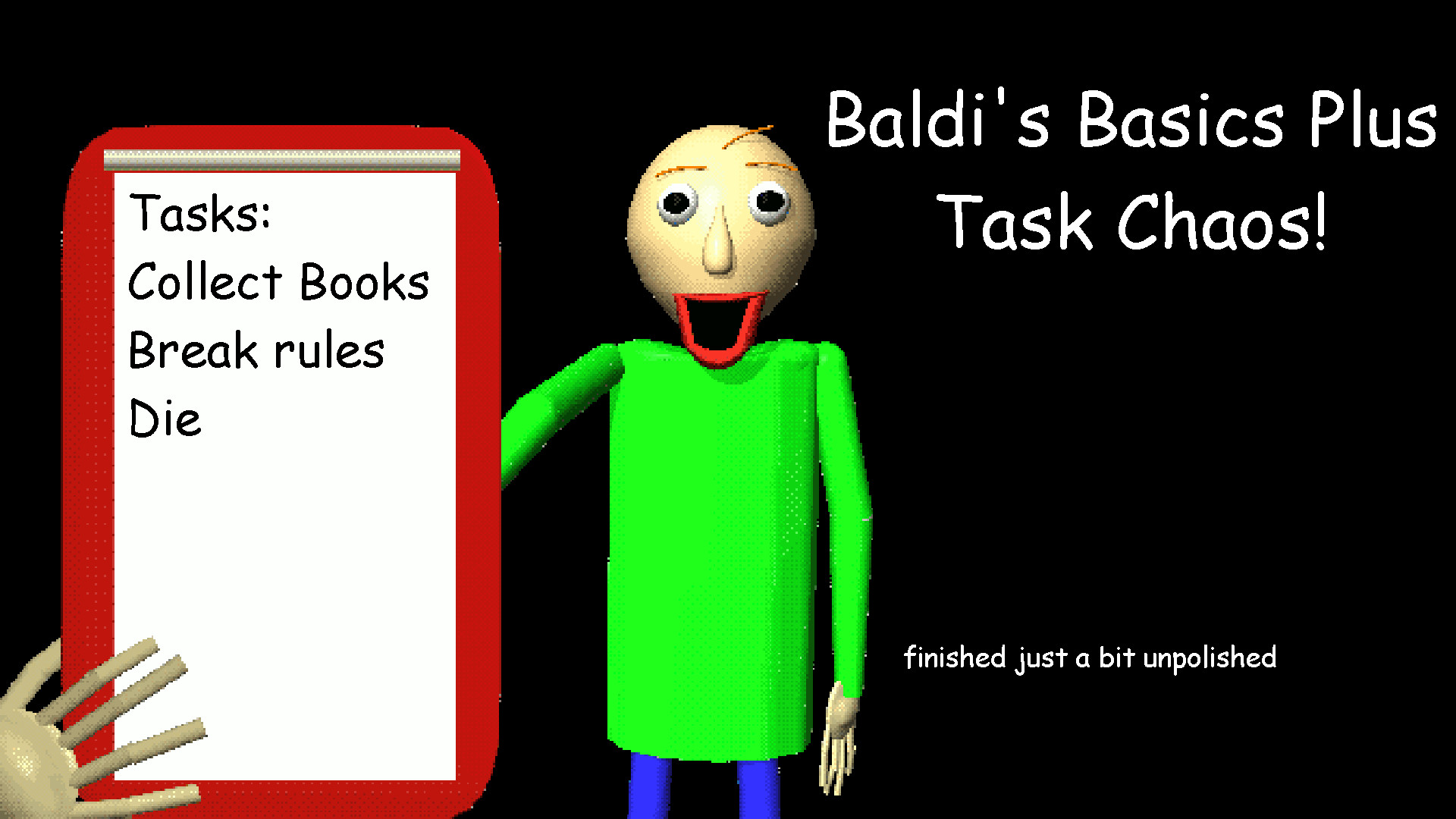 Baldi's Basics Plus - May Updates ( + new character coming ) 