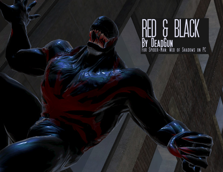 Advanced Red & Black Suit [Spider-Man: Web of Shadows] [Mods]