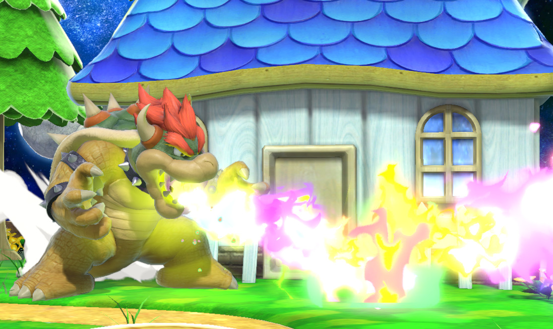 Rainbow Effects For Bowser