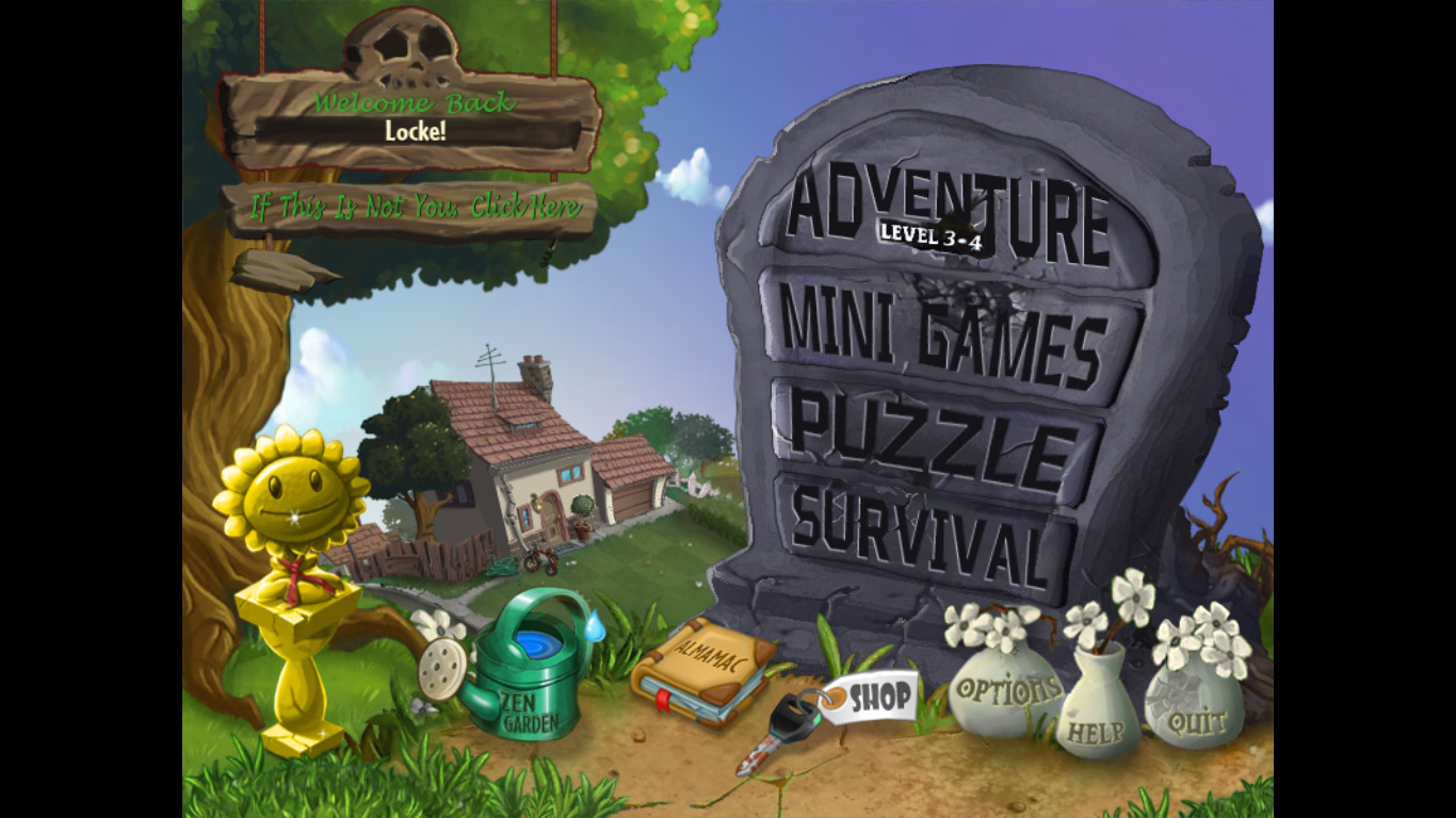 plants vs zombies - online puzzle