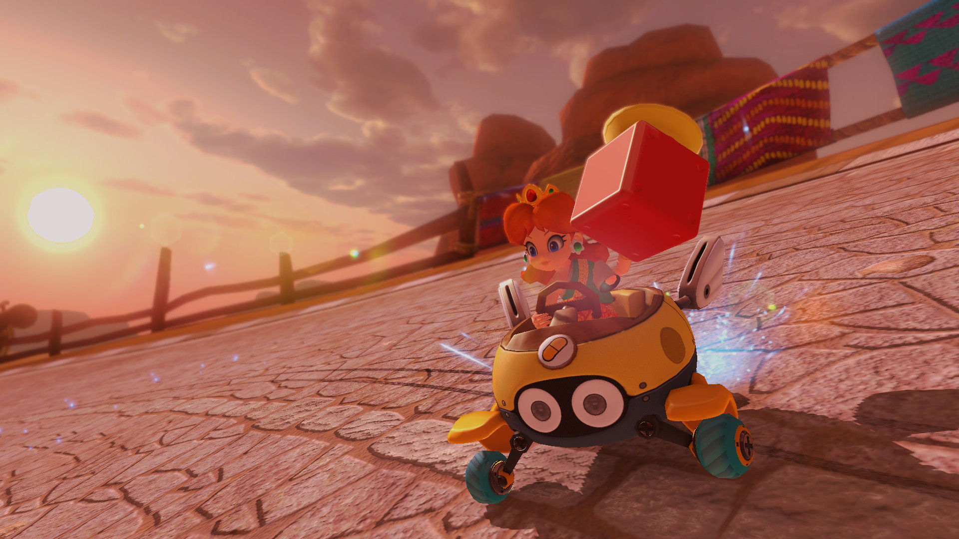 Daisy (Thai Dress) W/ Tour Animations [Mario Kart 8 Deluxe] [Mods]