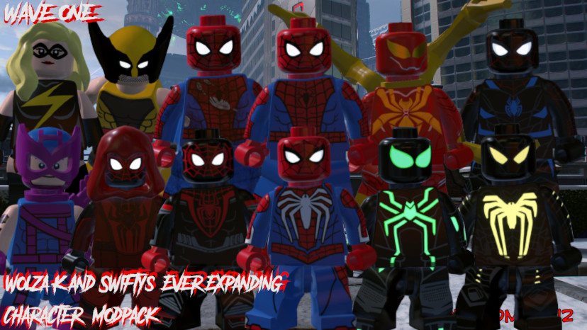 Lego marvel superheroes 2 all spiderman on sale suits