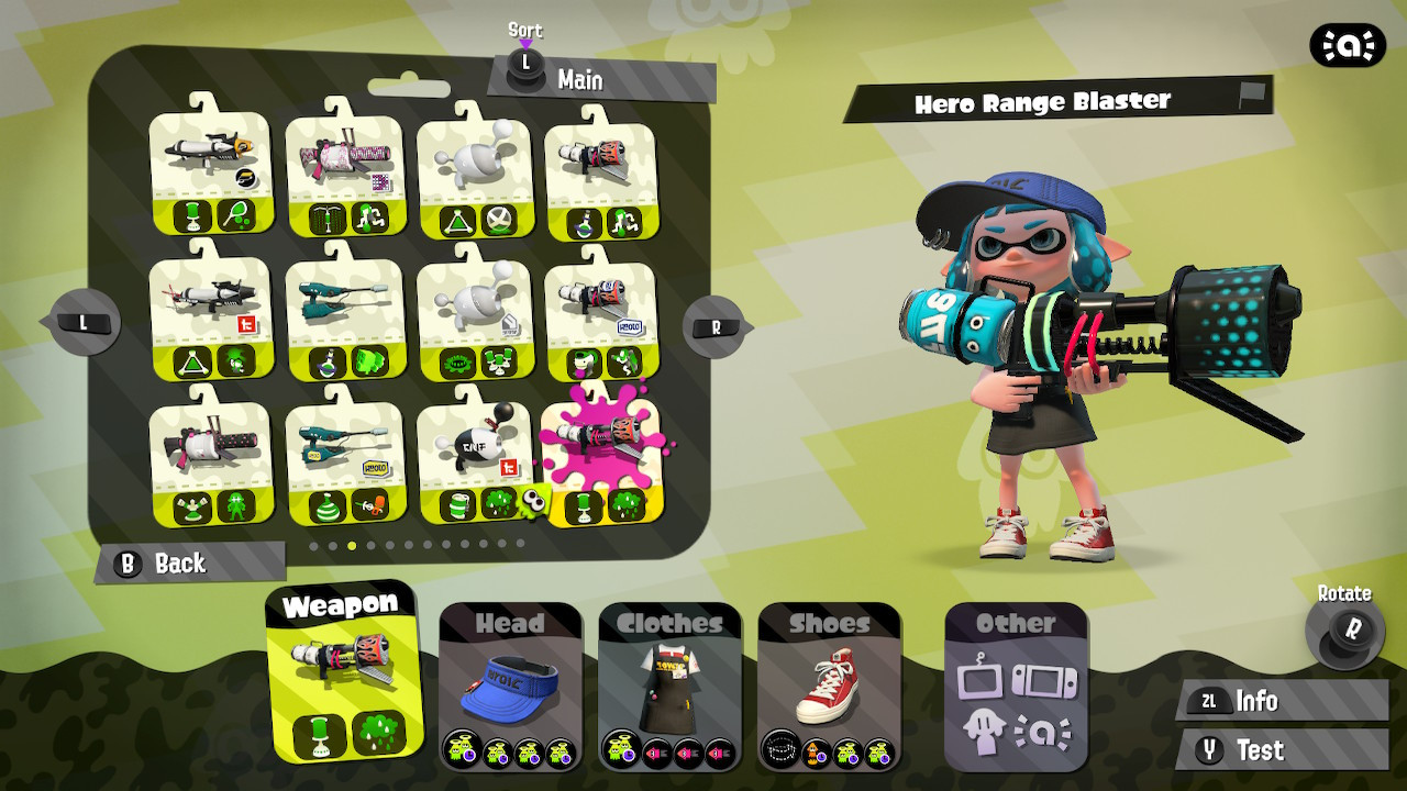 Hero Range Blasters [Splatoon 2] [Mods]