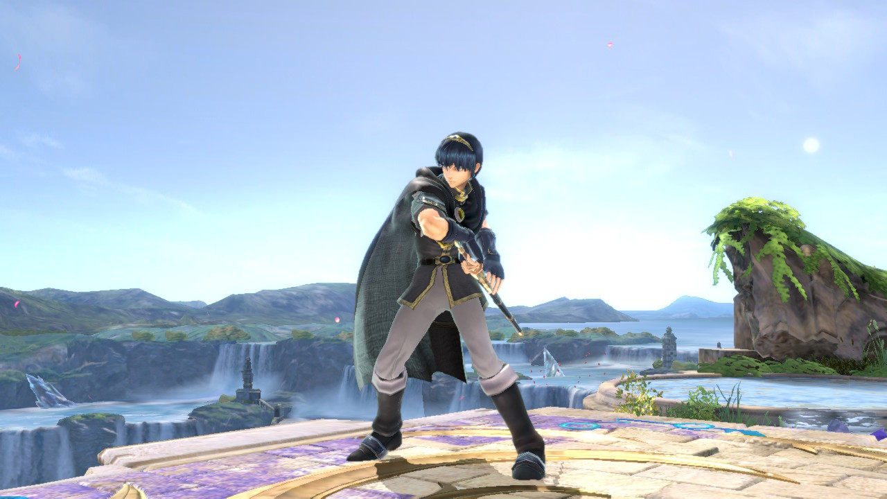 Brawl Marth - Black Alt [Super Smash Bros. Ultimate] [Mods]