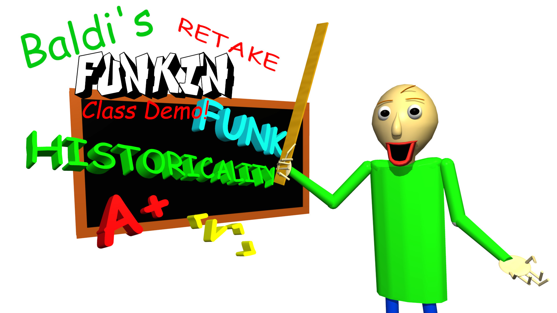 FNF: Baldi's Basics in Music and Rappin'! (DEMO) [Friday Night Funkin']  [Mods]