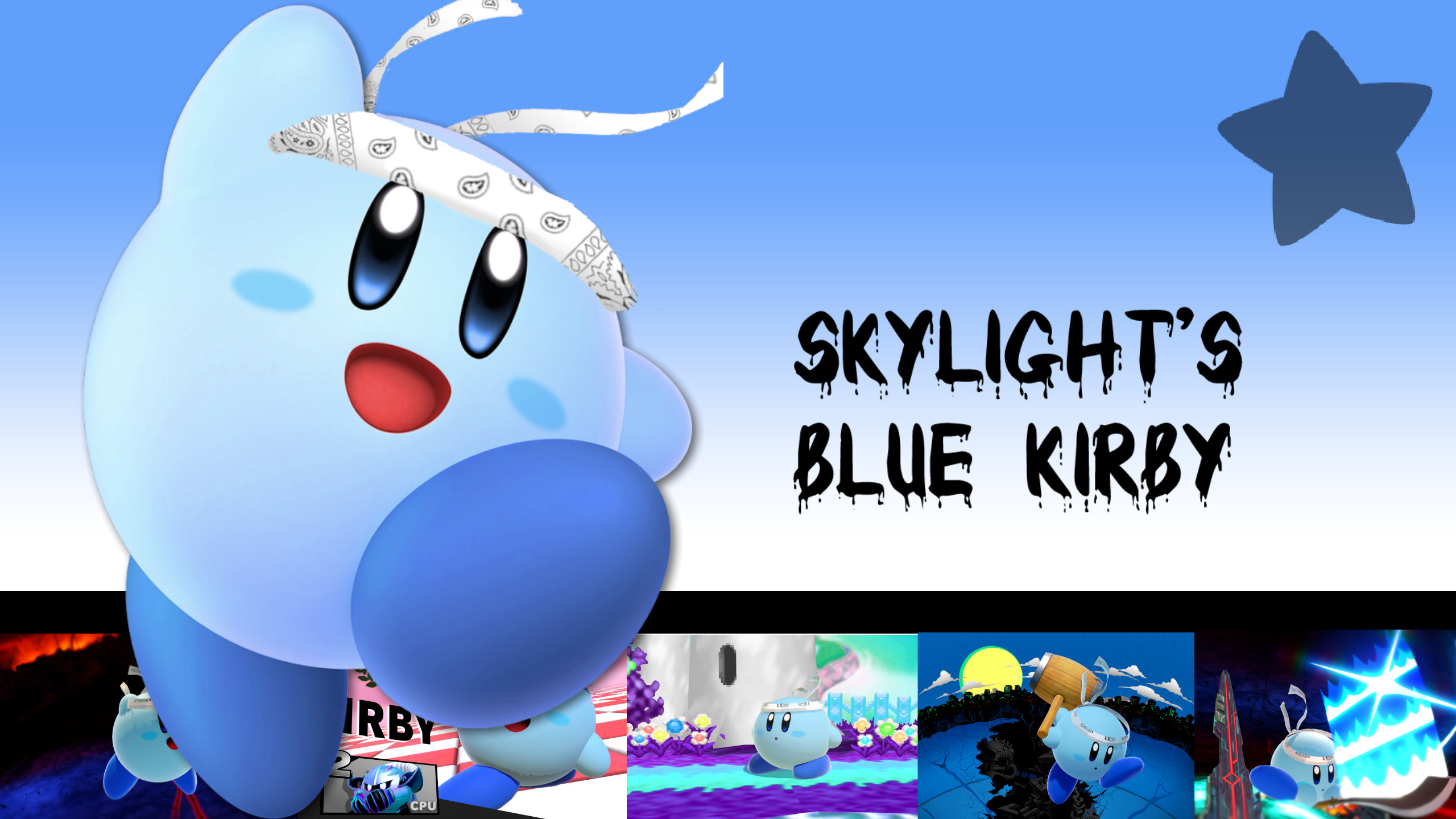 Skylight's Blue Kirby Mod for Super Smash Bros. Ultimate | SSBU Mods