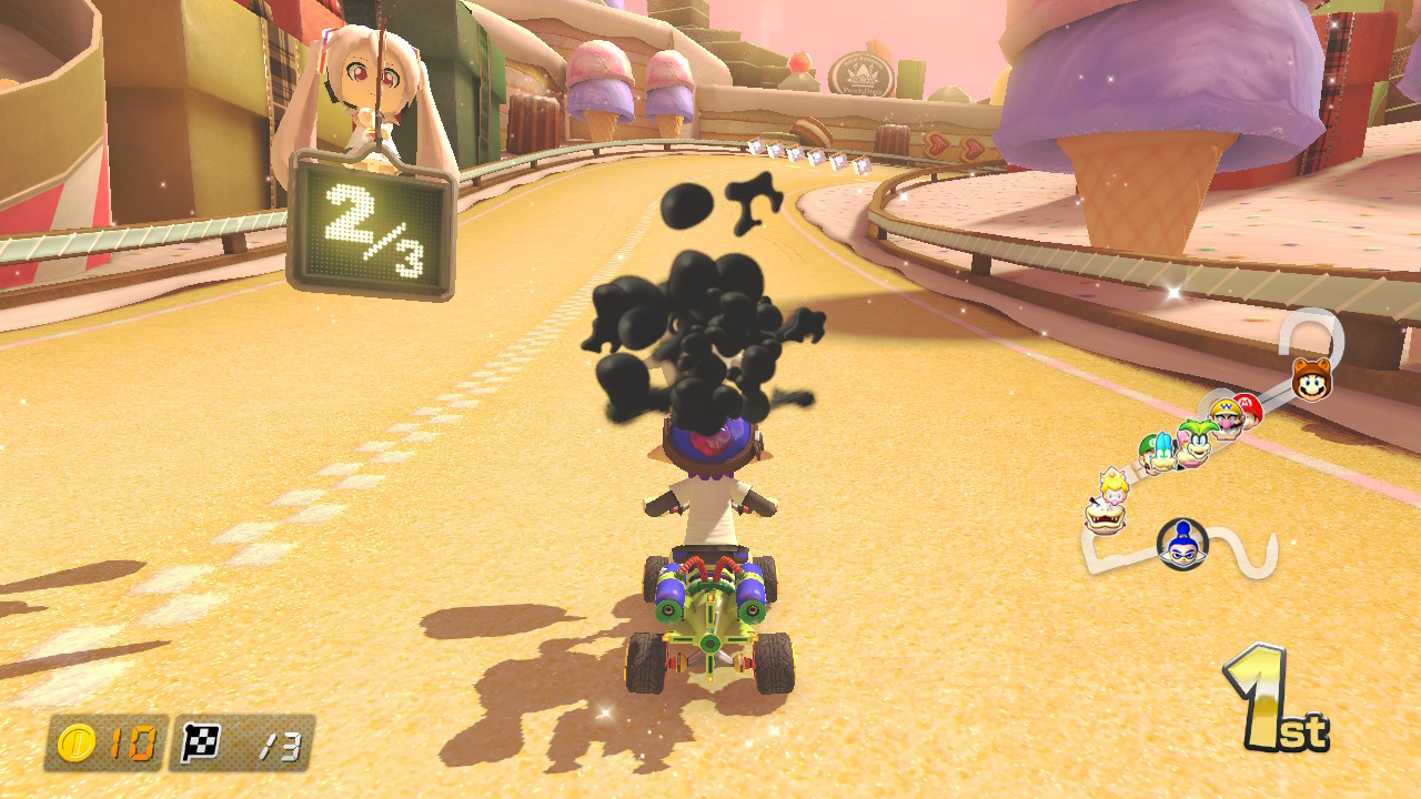 Hatsune Miku over Lakitu [Mario Kart 8 Deluxe] [Mods]