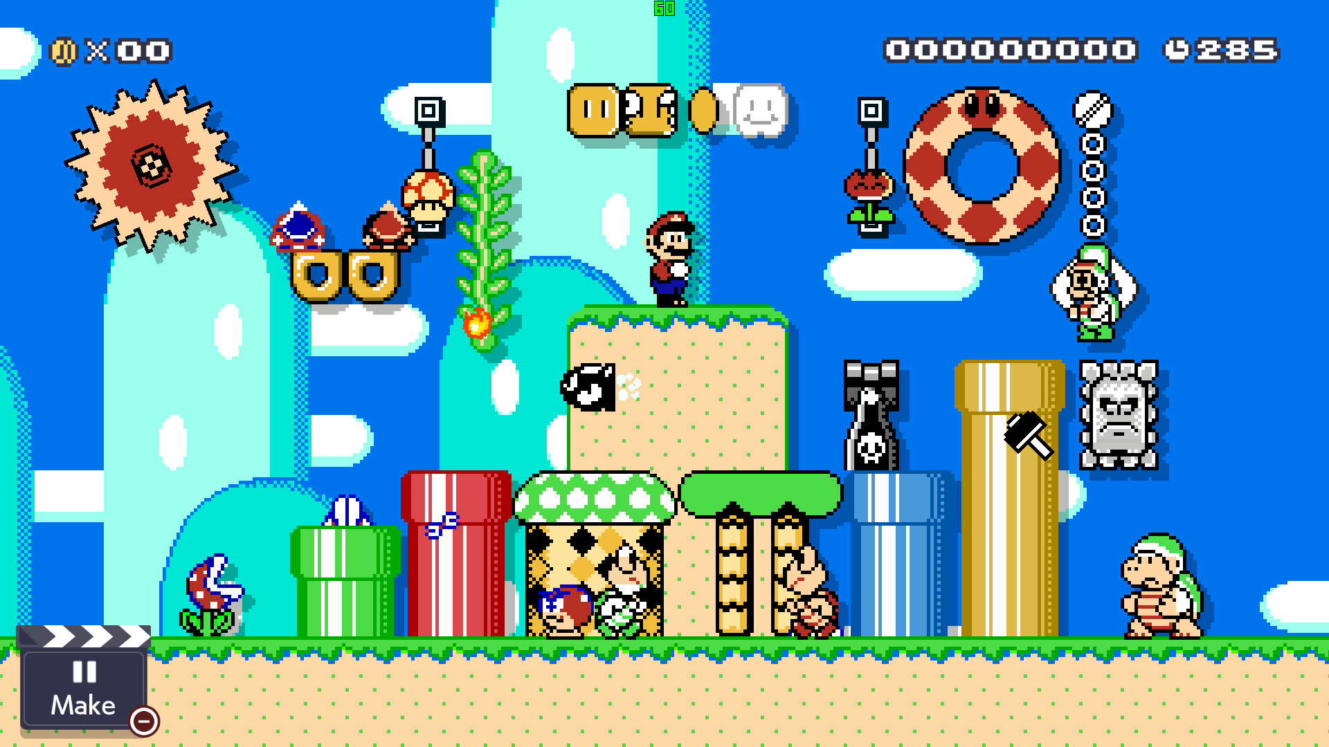 Super Mario World Bootleg Game Style [Super Mario Maker 2] [Mods]