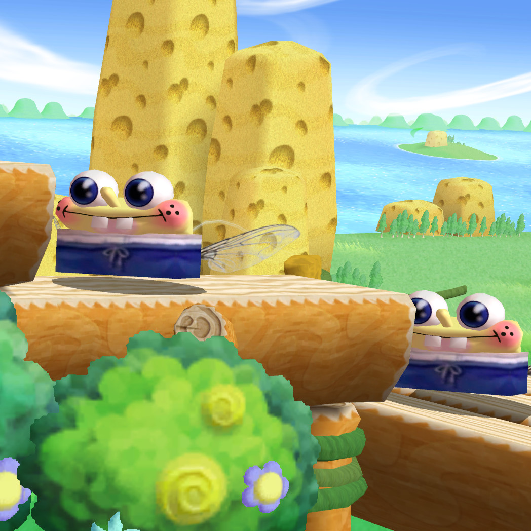 Spongebob Nectar Flies [Kirby's Return to Dream Land] [Mods]