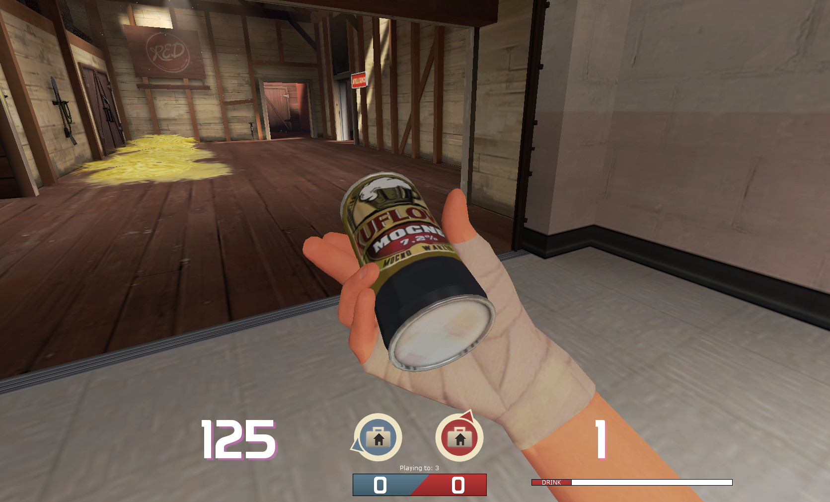 Polish cheap beer as a bonk atomic punch