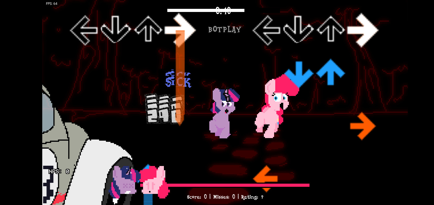 Looking Glass But Pinkie, Twilight And Herbie Sing