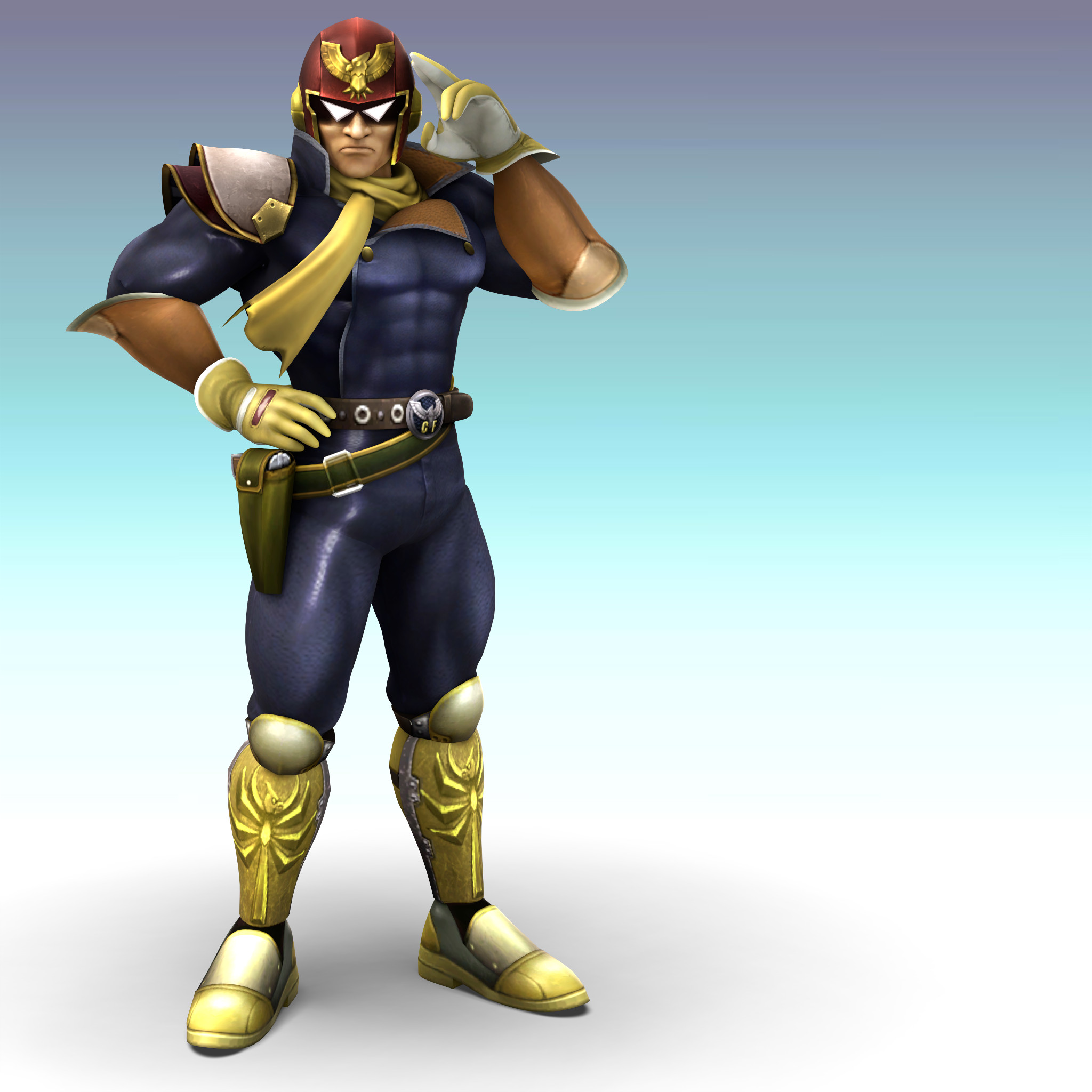 Brawl Captain Falcon Pose Cosmetic Pack [super Smash Bros. Brawl] [mods]