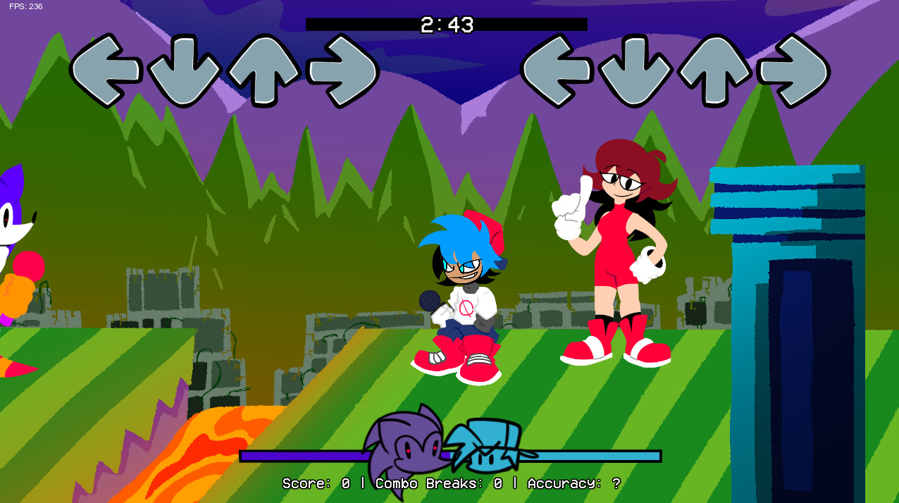 FNF: Sonic.exe and Sonic Sings Happy FNF mod jogo online