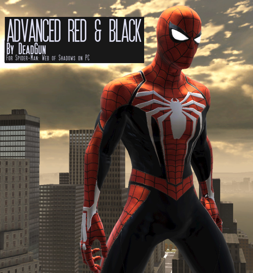 Advanced Red & Black Suit [Spider-Man: Web of Shadows] [Mods]