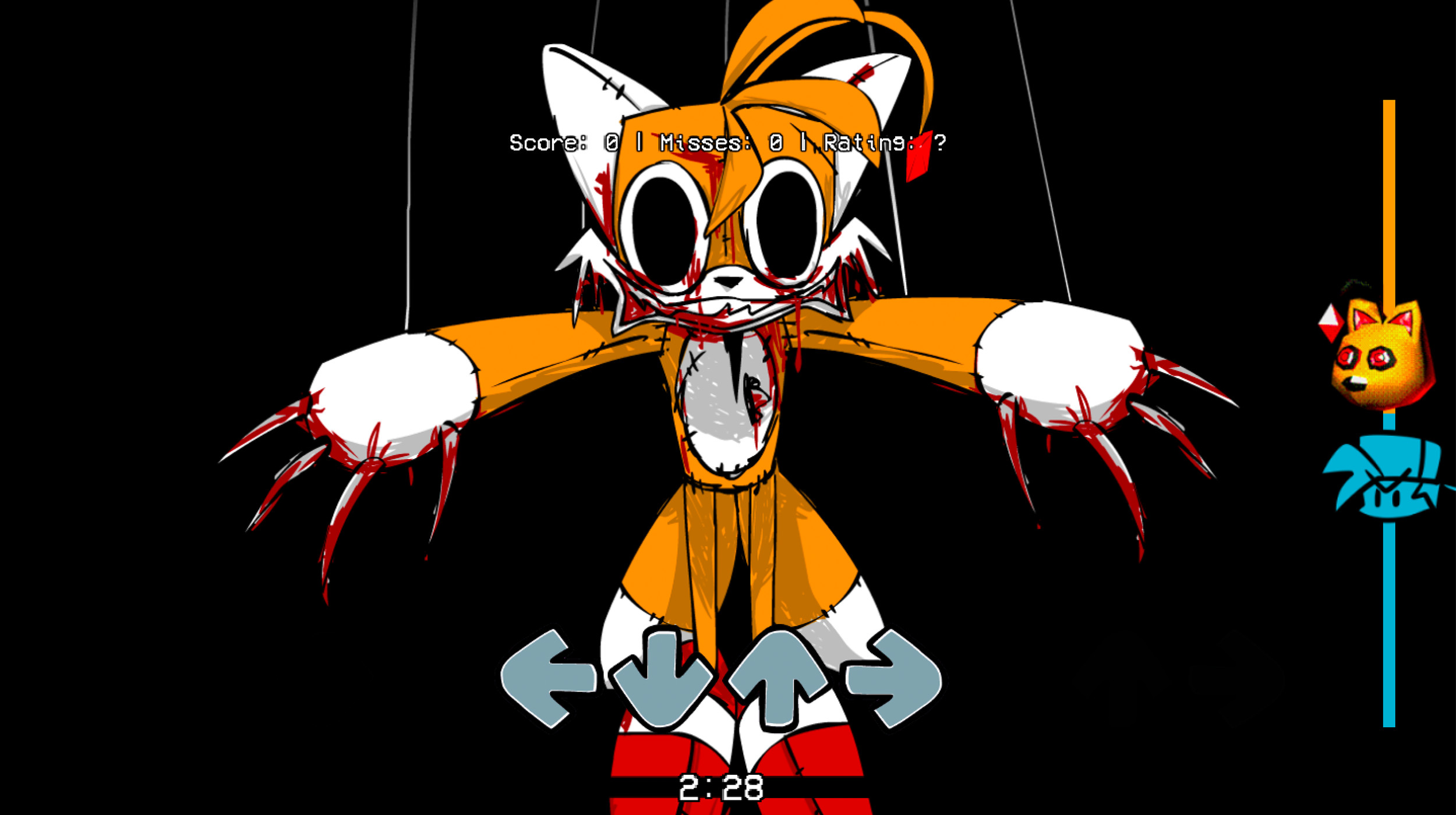 Friday Night Funkin' Sonic.exe and Tails Doll Mod 