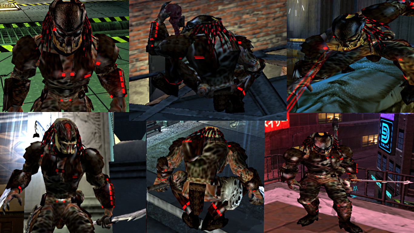 Xbox - Predator: Concrete Jungle - Dark Blade Clan - The Textures