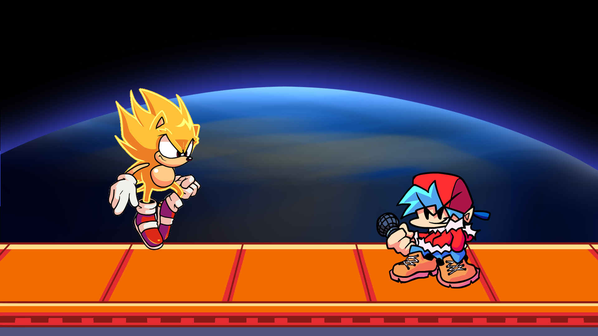 FNF VS SUPER SONIC: PANDEMONIUM free online game on