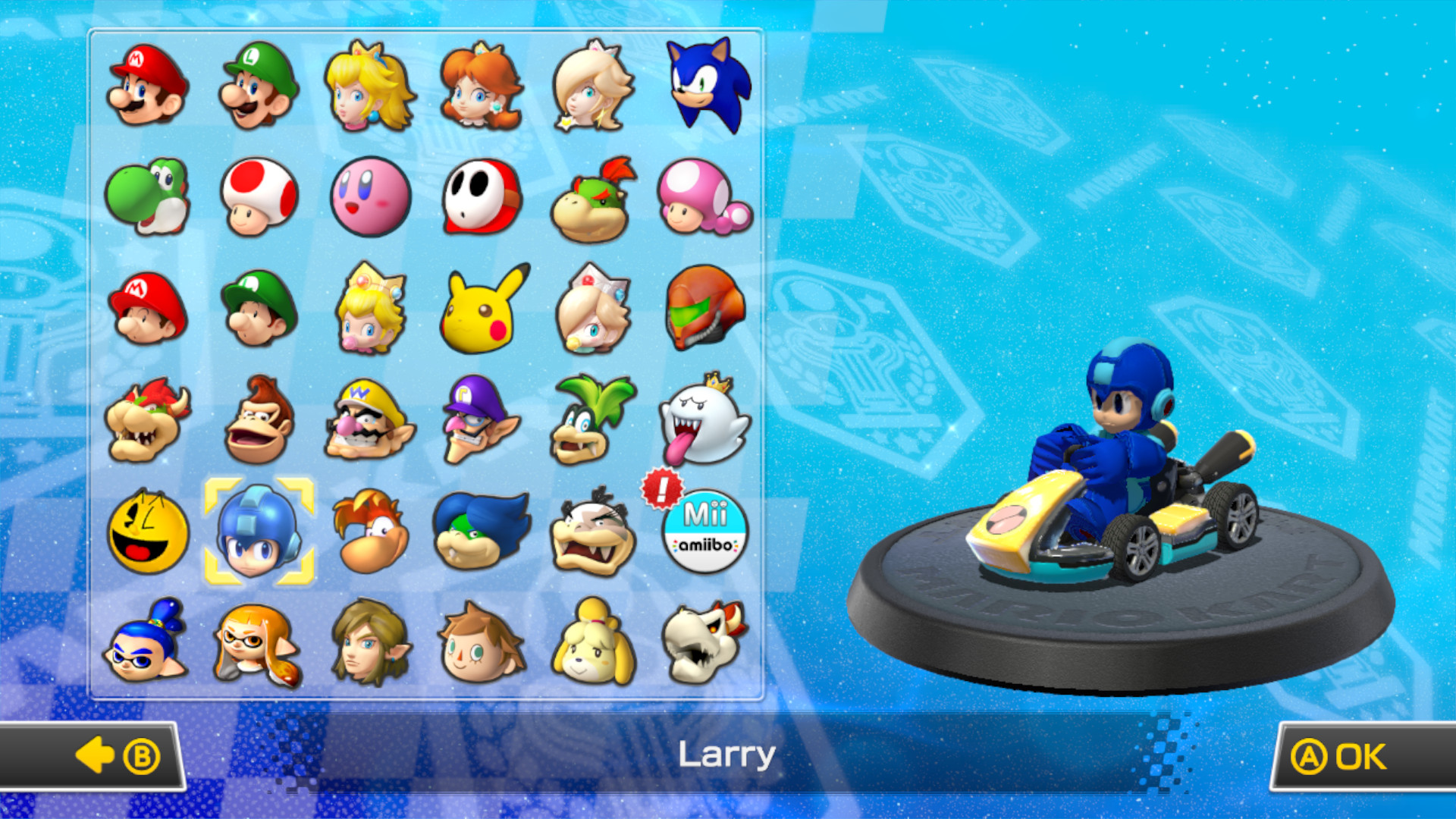 Mega Man UI + Emblem [Mario Kart 8] [Mods]