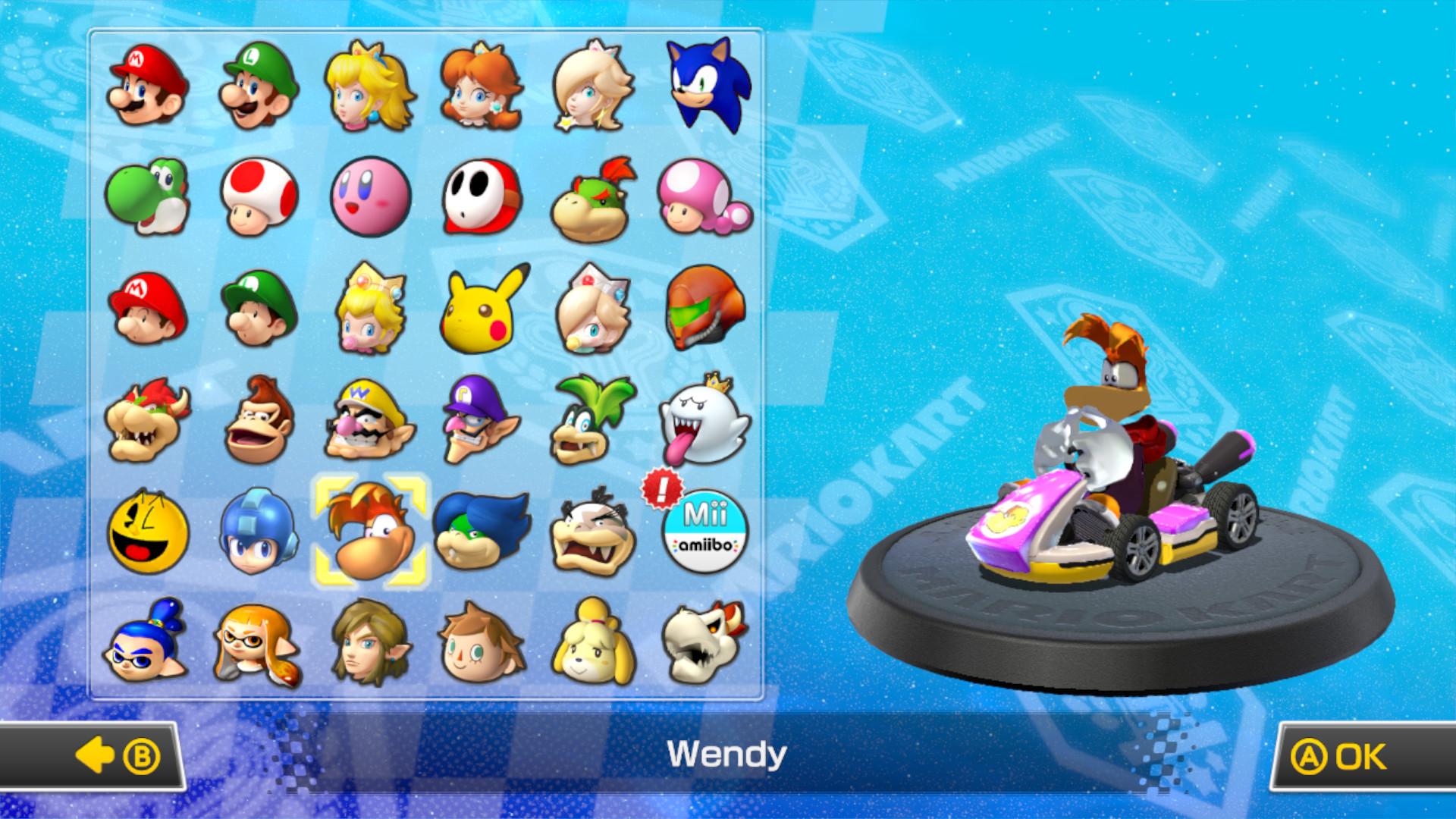 Rayman HD UI Icons [Mario Kart 8] [Mods]